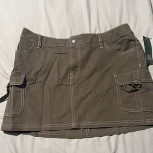 Wild Fable Olive Mini Skirt